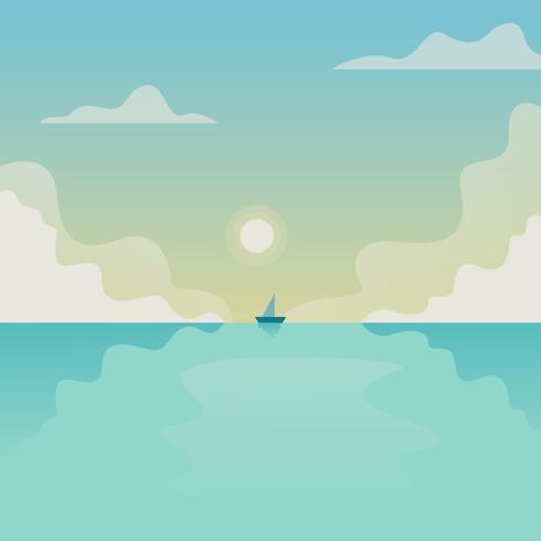 Ocean vector background