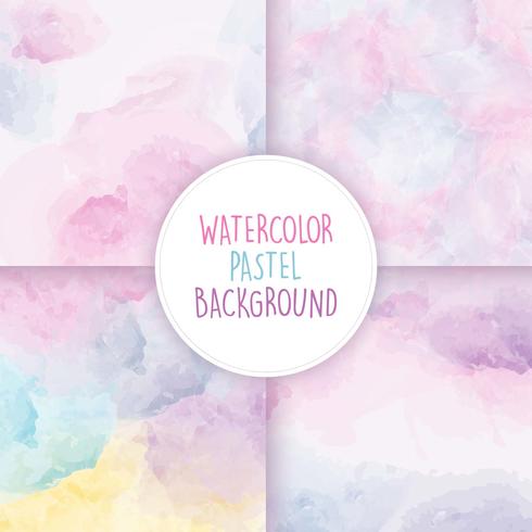 Fondo Pastel Acuarela vector