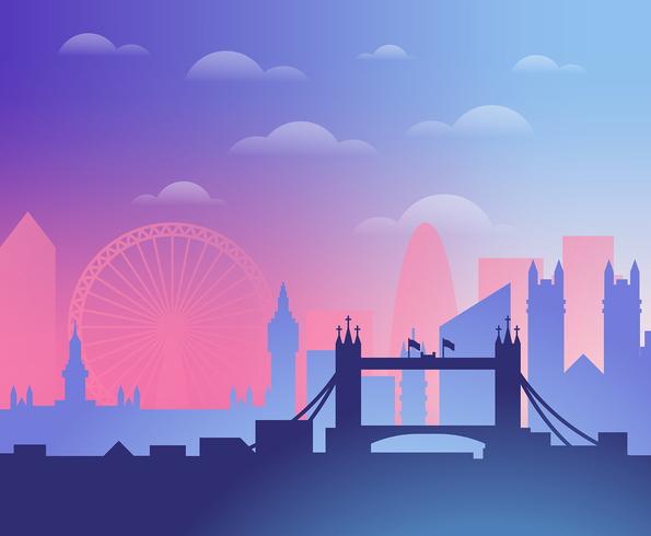 Ilustración de londres vector