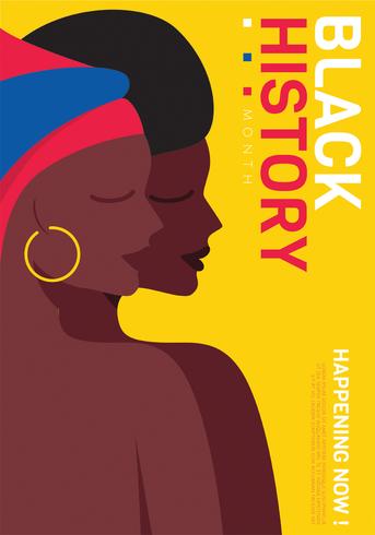 Black History Month Vector Design