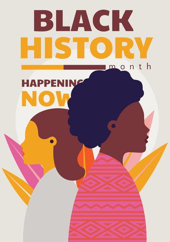 Black History Month Vector Design