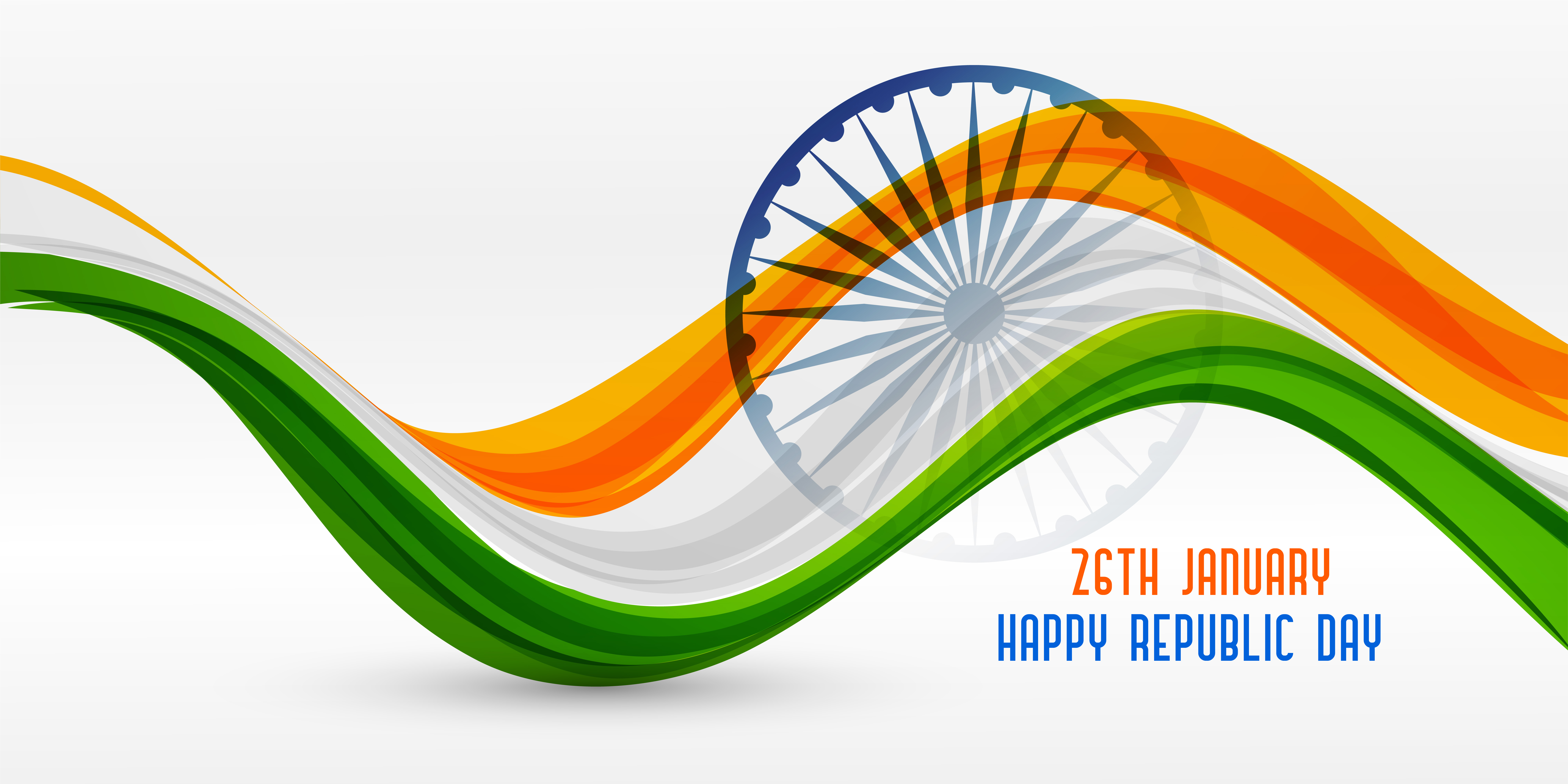 Download wavy indian flag design for republic day - Download Free ...