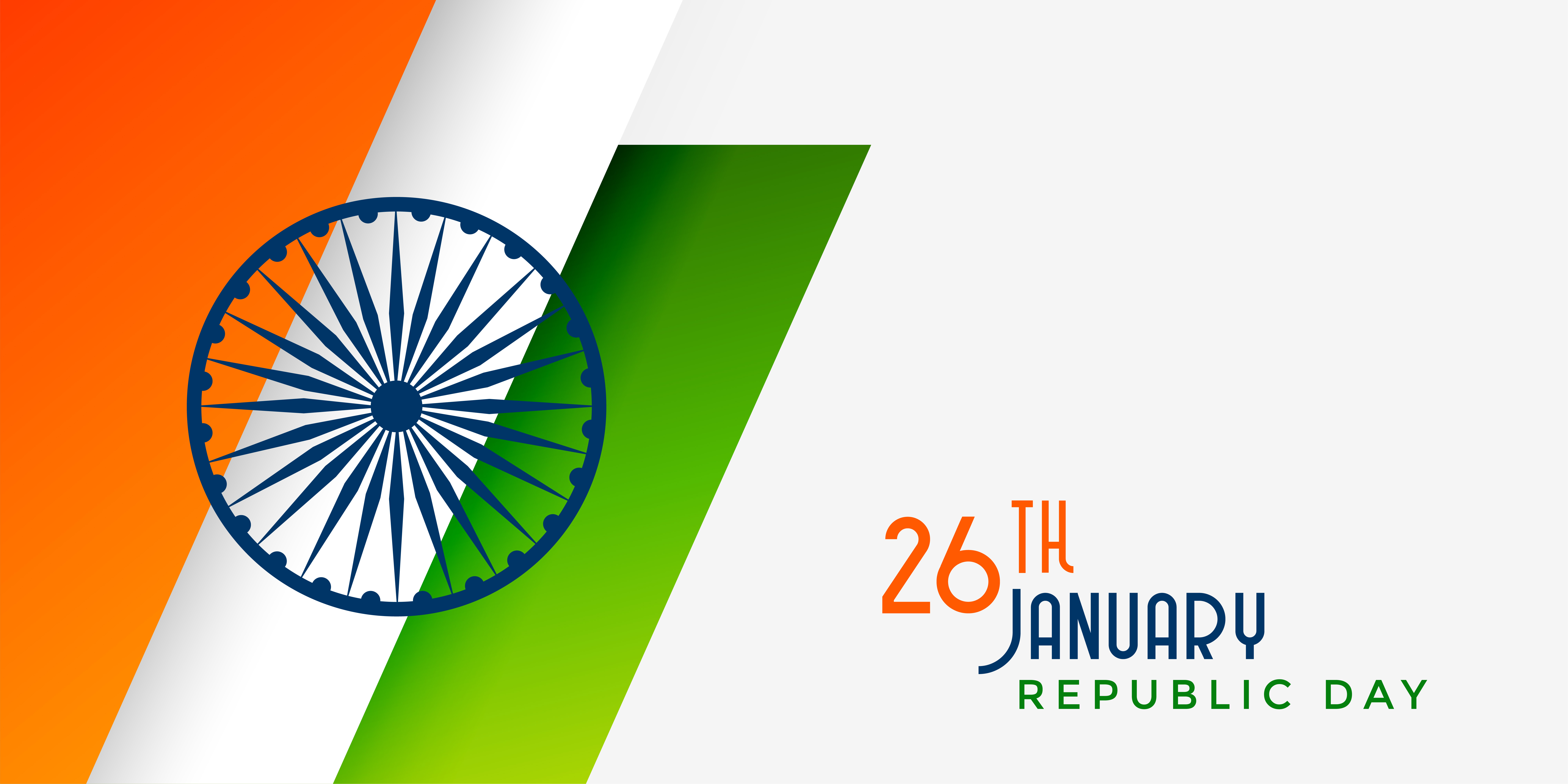 happy republic day indian flag banner design Download Free Vector Art