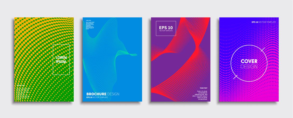 Minimal Vector cover designs. Future Poster template.