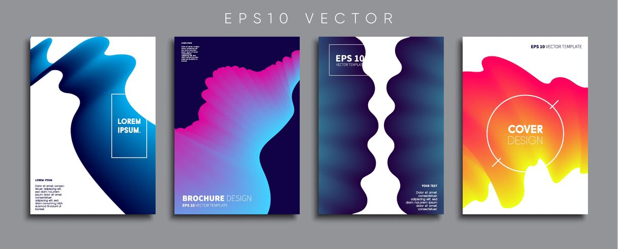 Minimal Vector cover designs. Future Poster template.