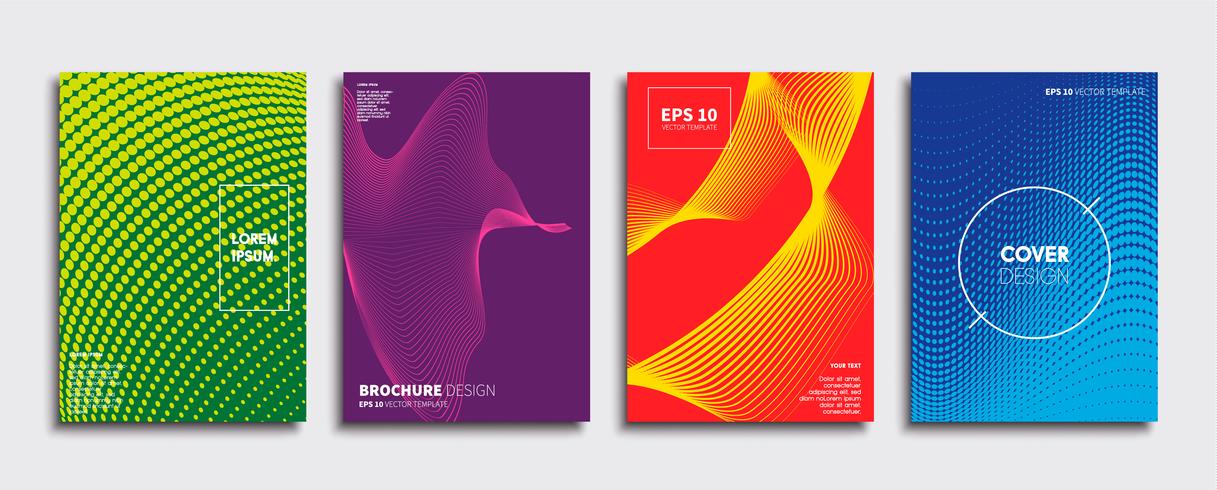 Minimal Vector cover designs. Future Poster template.