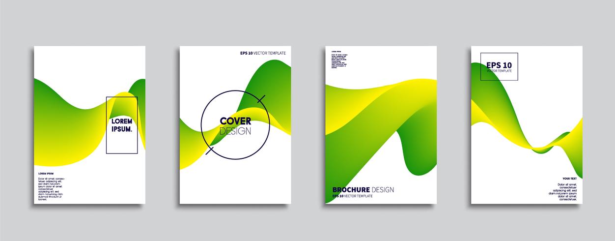 Minimal Vector cover designs. Future Poster template.