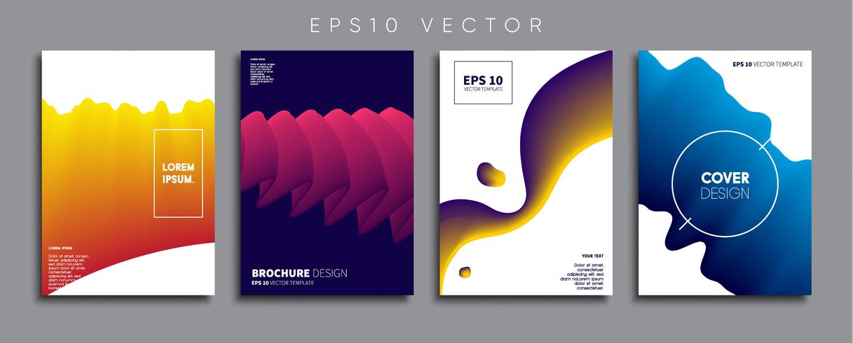 Minimal Vector cover designs. Future Poster template.