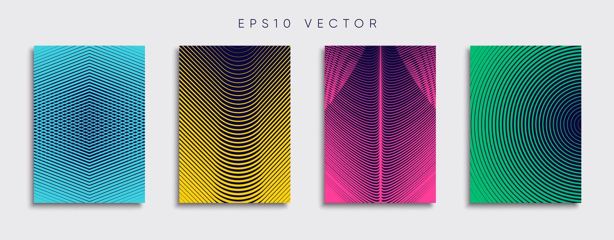 Minimal Vector cover designs. Future Poster template.