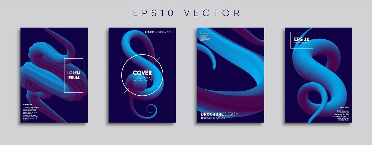 Minimal Vector cover designs. Future Poster template.