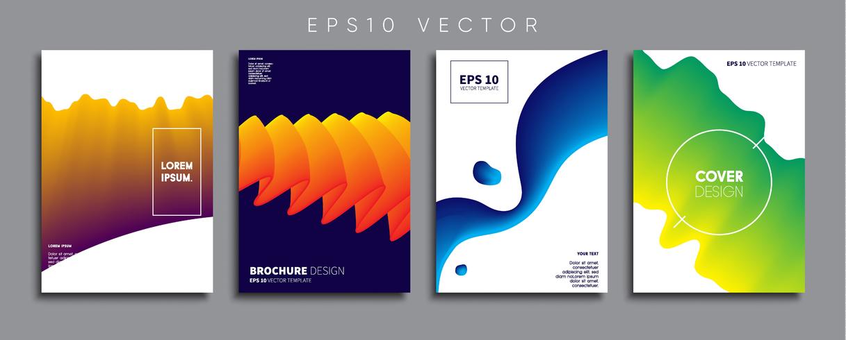 Minimal Vector cover designs. Future Poster template.