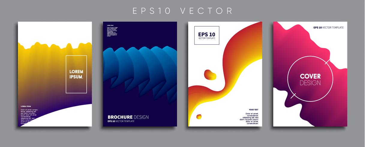 Minimal Vector cover designs. Future Poster template.