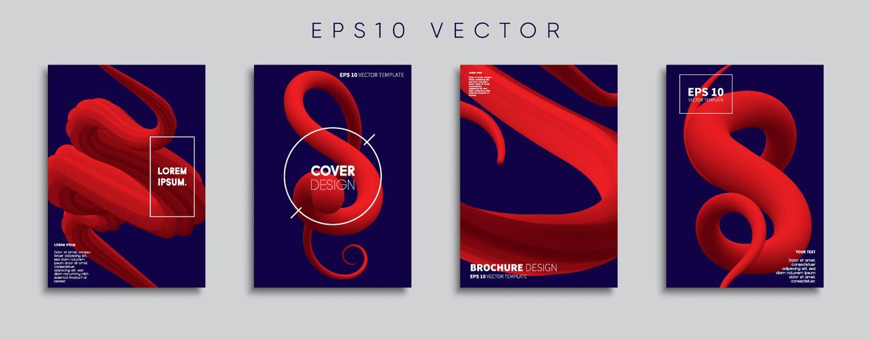 Minimal Vector cover designs. Future Poster template.