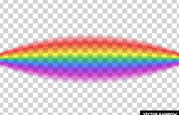 Transparent rainbow. Vector illustration. Realistic rainbow on transparent background.