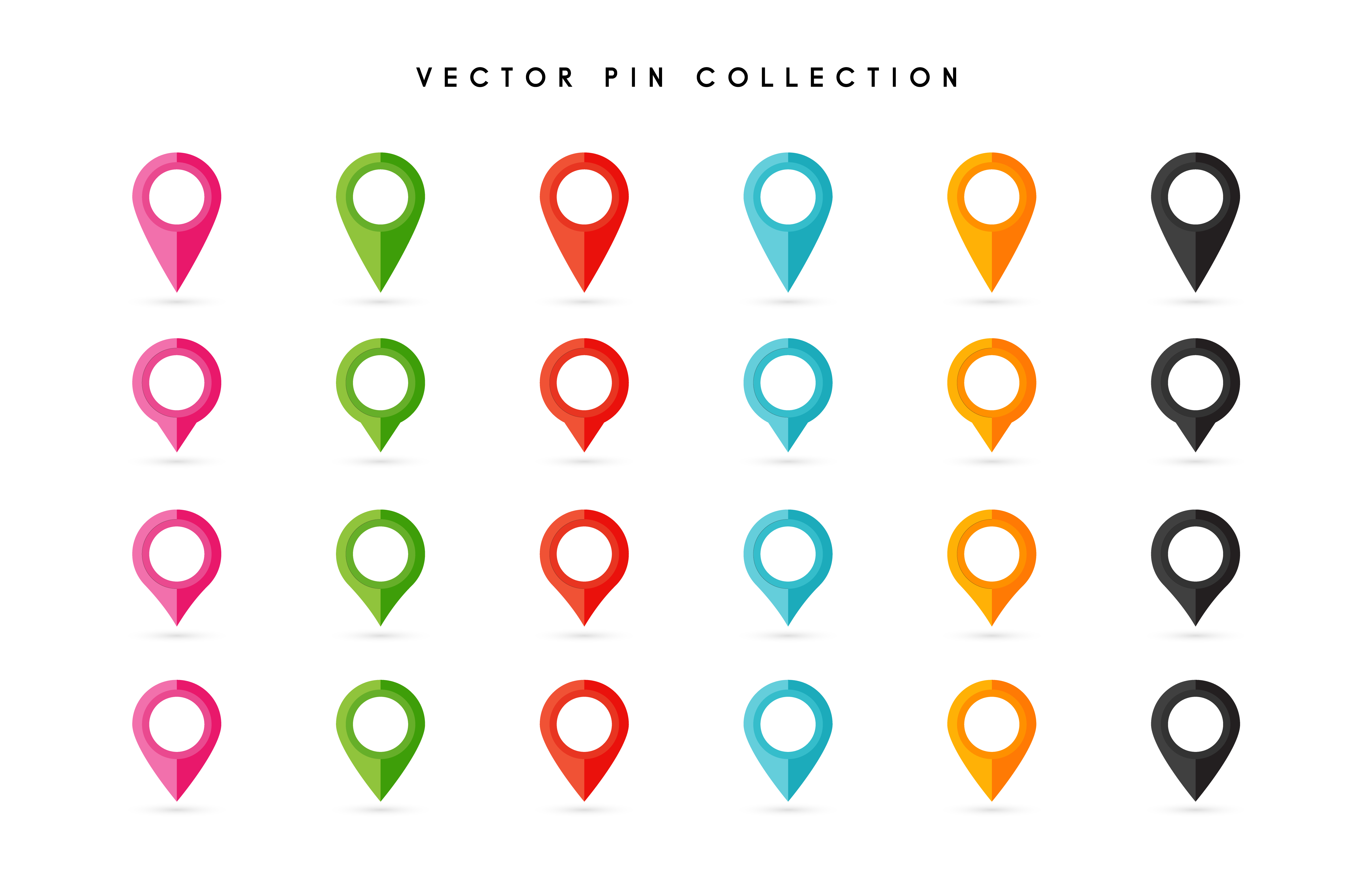 Location Pin Map Pin Flat Icon Vector Design 279463 Vector Art At