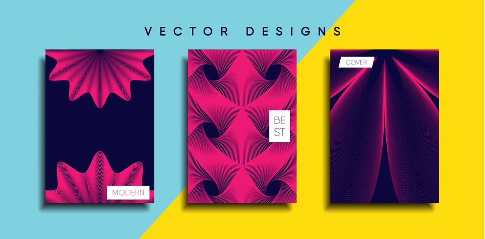 Minimal Vector cover designs. Future Poster template.