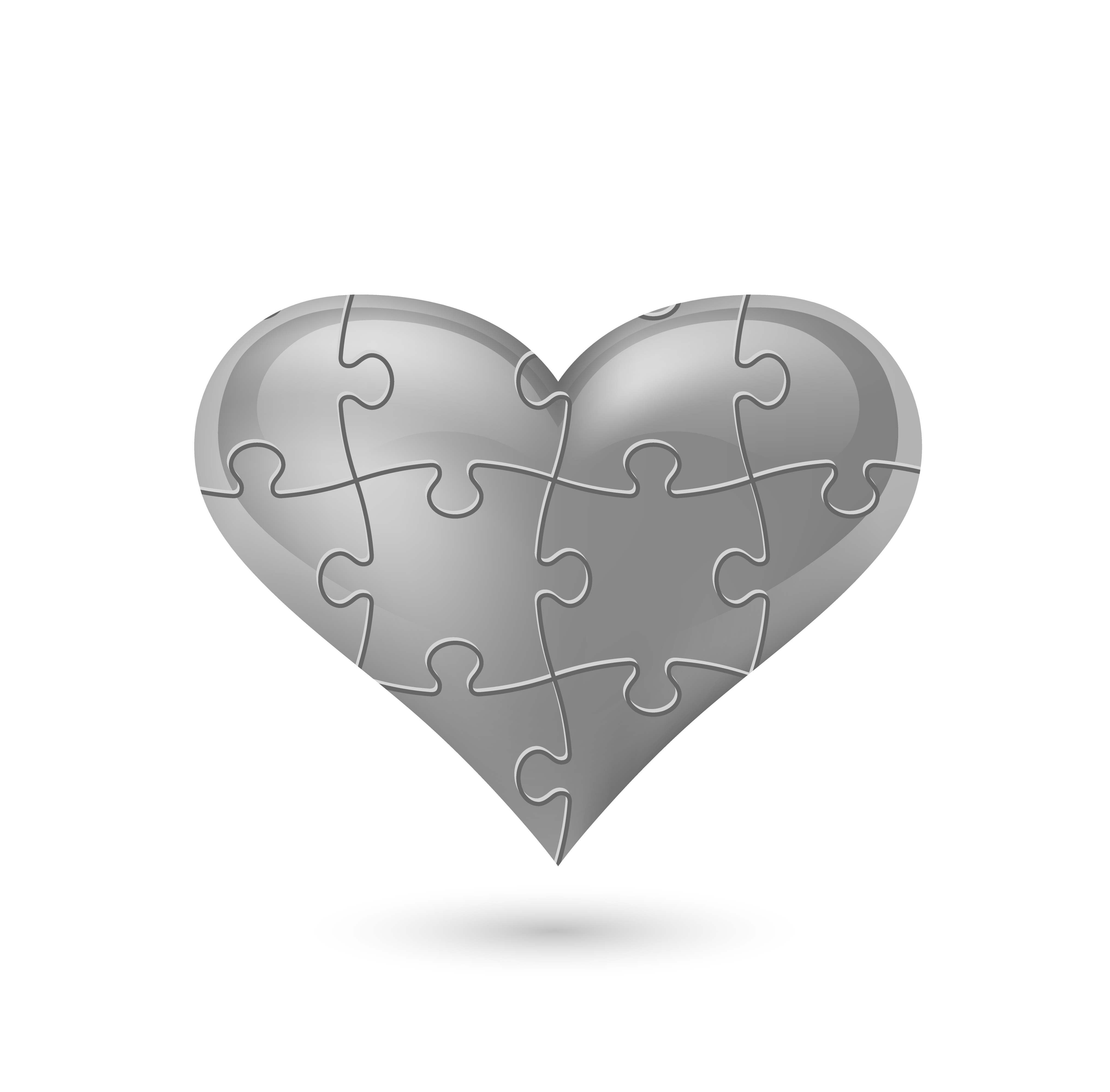 Free Heart Puzzle Svg 106 SVG PNG EPS DXF File
