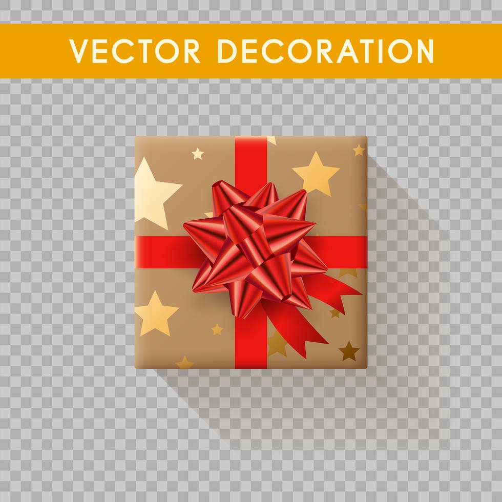 Realistic gift box top view. Gift boxes without background. Vector illustration 279819 Vector