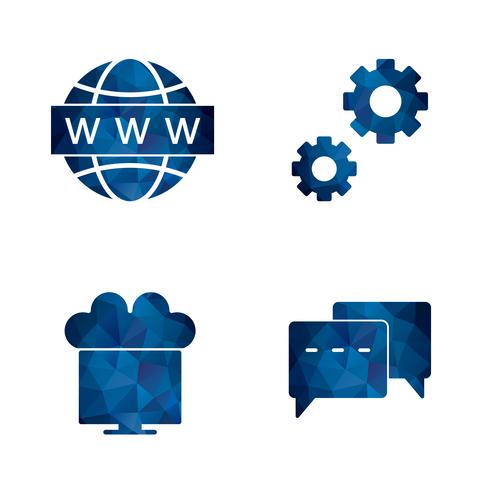 Set of Vector SEO Search Engine Optimization Icons