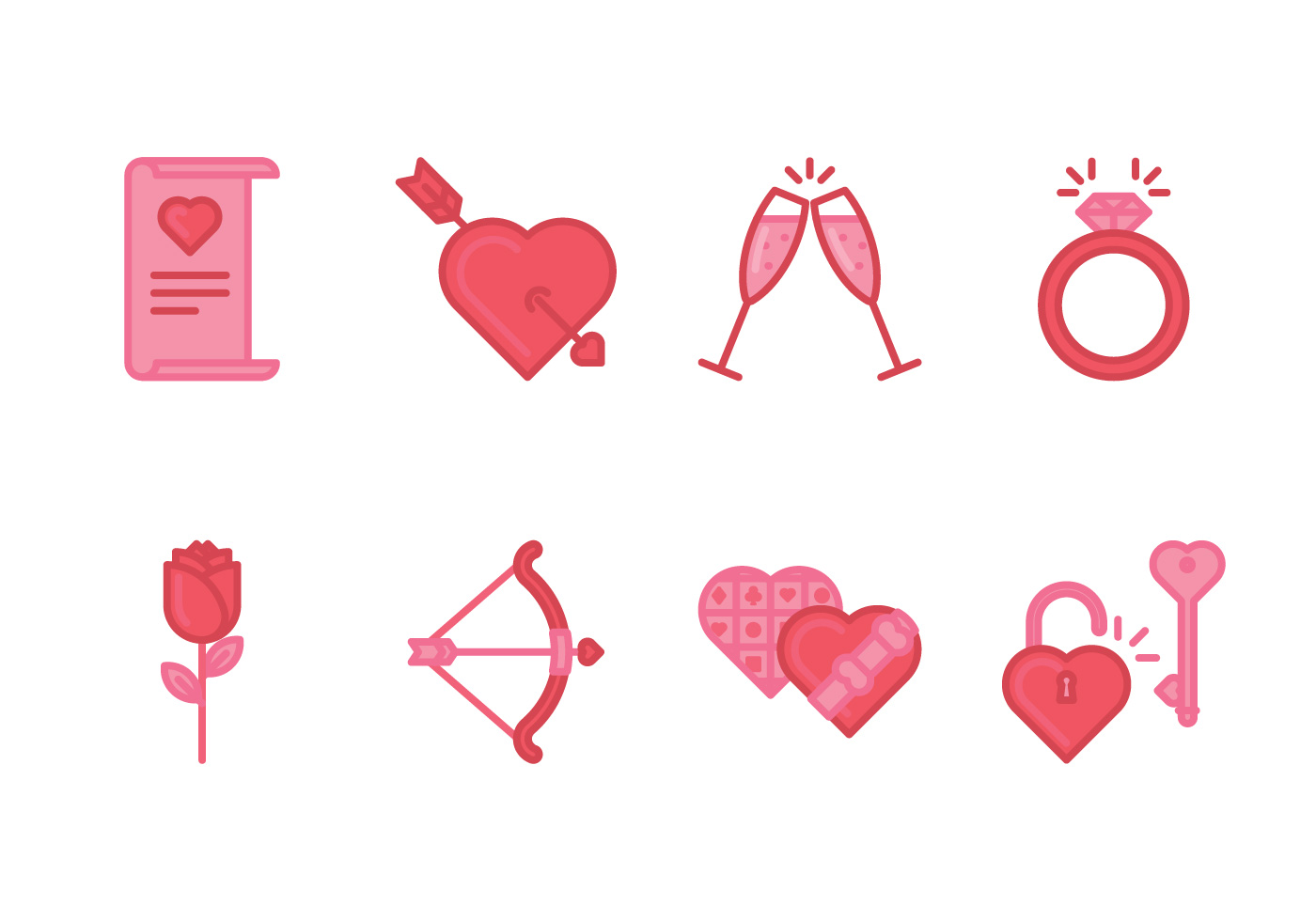 Download Valentines Day Elements Set - Download Free Vectors ...