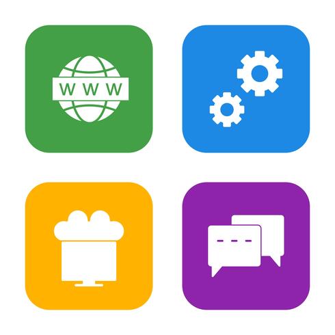 Set of Vector SEO Search Engine Optimization Icons