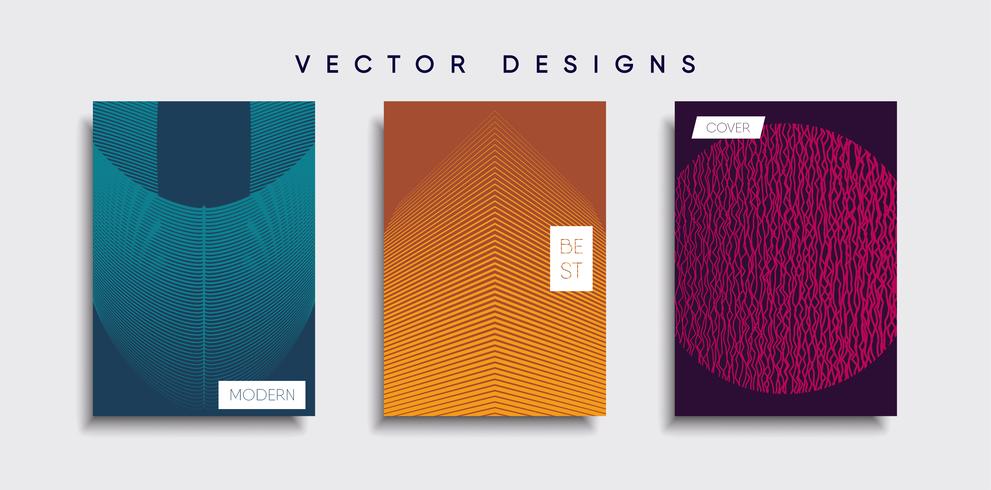 Minimal Vector cover designs. Future Poster template.