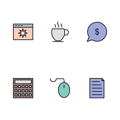 Set of Vector SEO Search Engine Optimization Icons