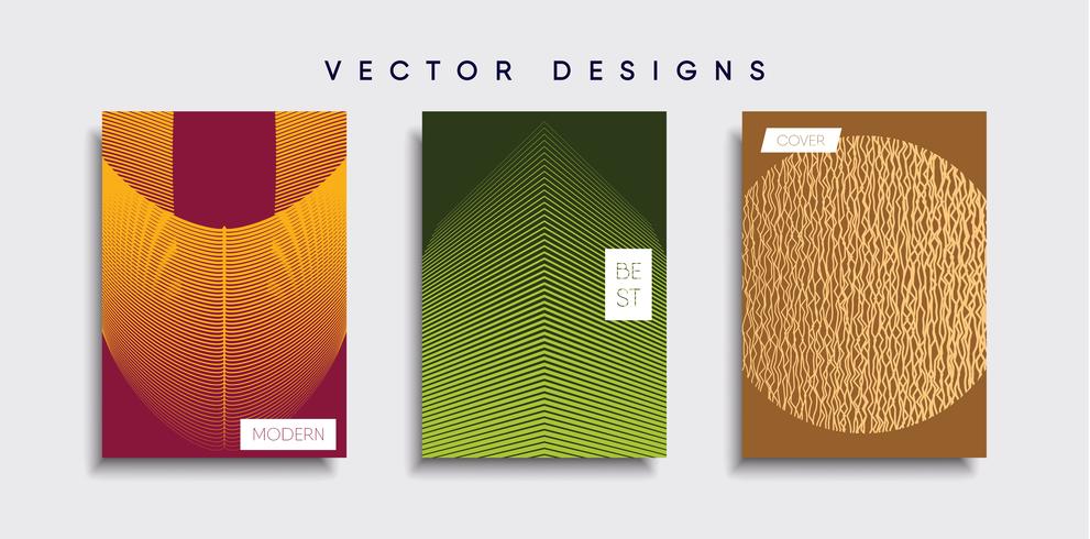 Minimal Vector cover designs. Future Poster template.