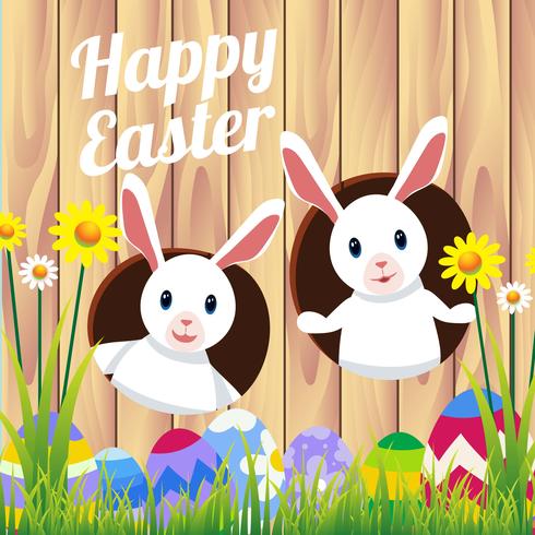 Happy Easter Background vector