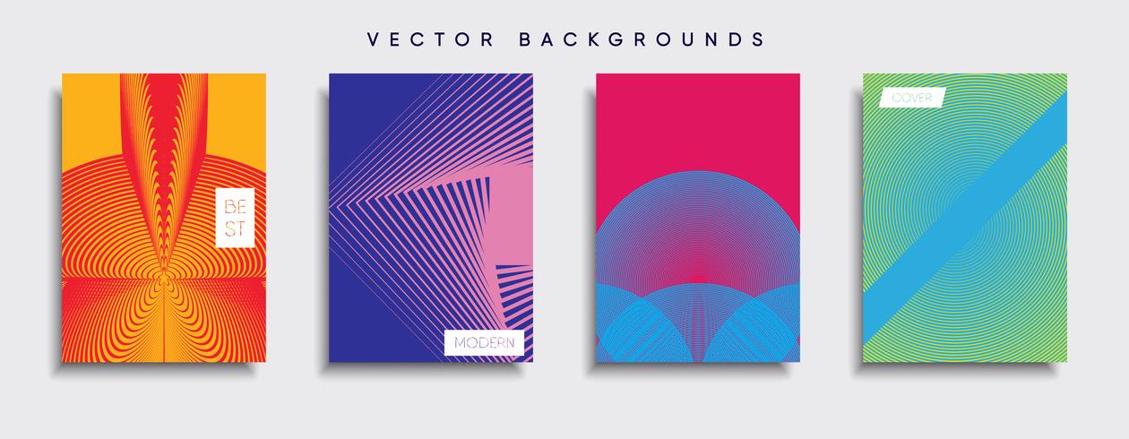 Minimal Vector cover designs. Future Poster template.