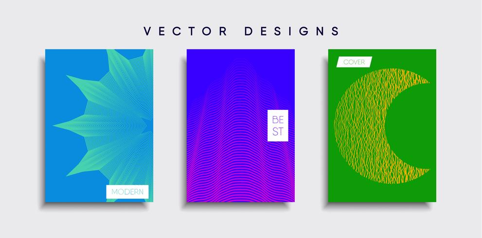 Minimal Vector cover designs. Future Poster template.