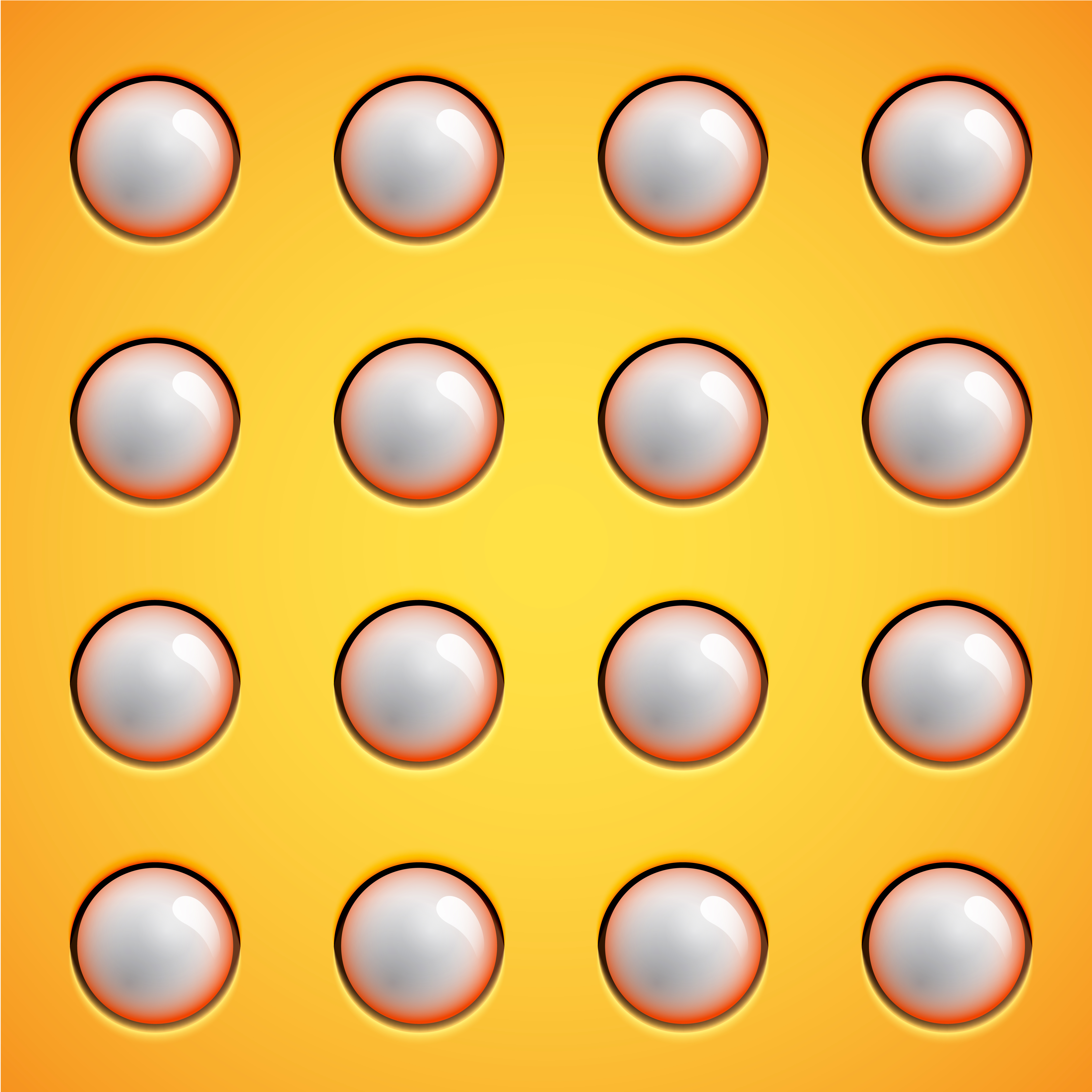 Yellow bubbles background, vector 280614 Vector Art at Vecteezy