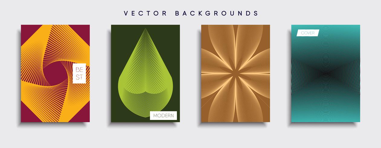 Minimal Vector cover designs. Future Poster template.