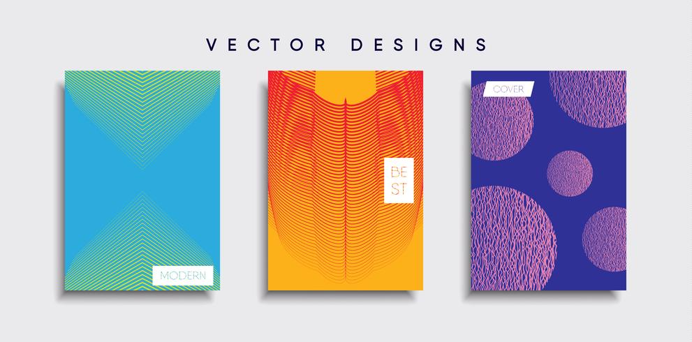 Minimal Vector cover designs. Future Poster template.