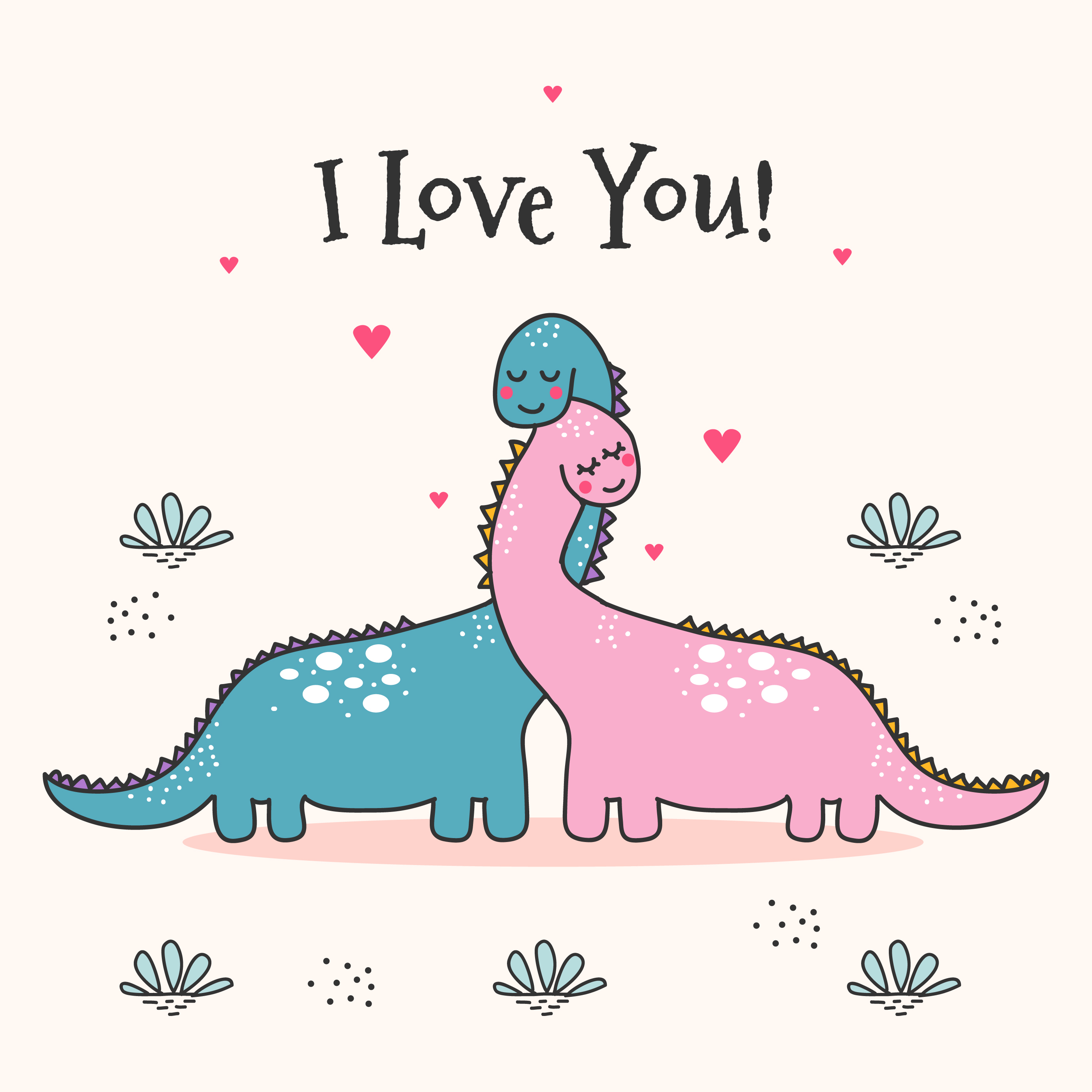 I love you dinosaur meme