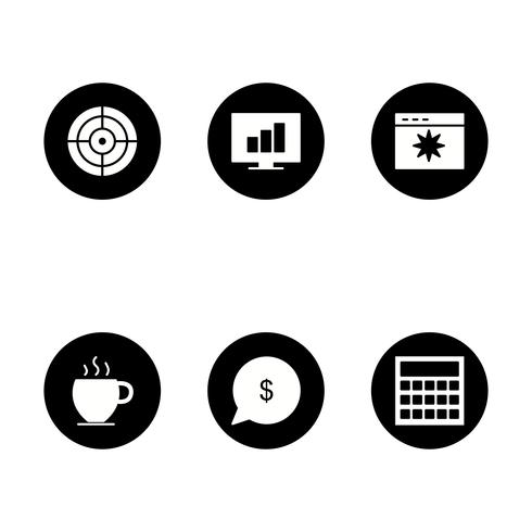 Set of Vector SEO Search Engine Optimization Icons