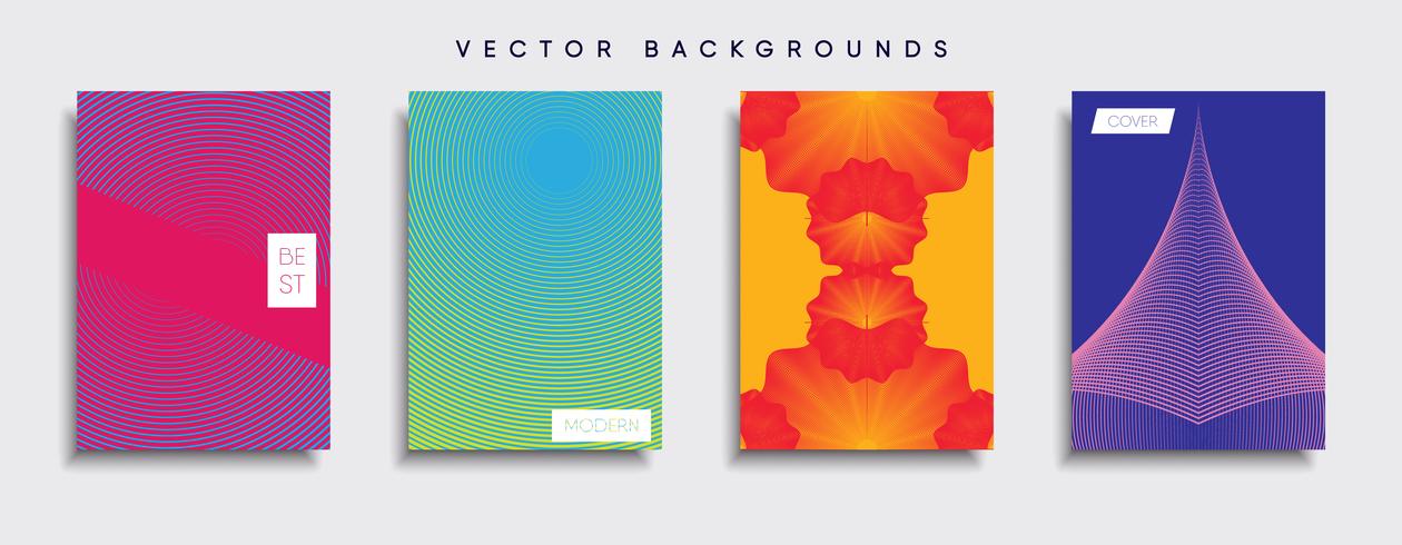 Minimal Vector cover designs. Future Poster template.