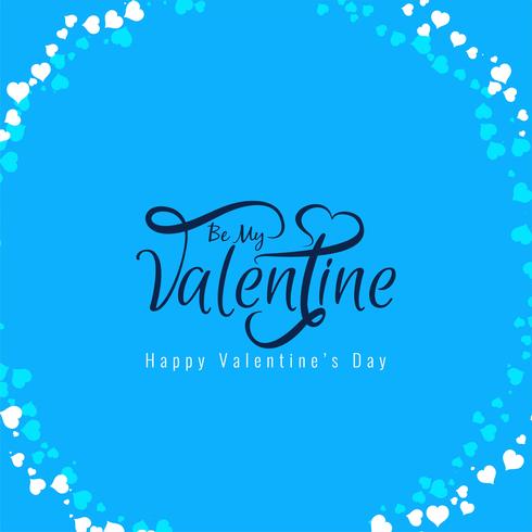 Happy Valentine's day elegant background design vector