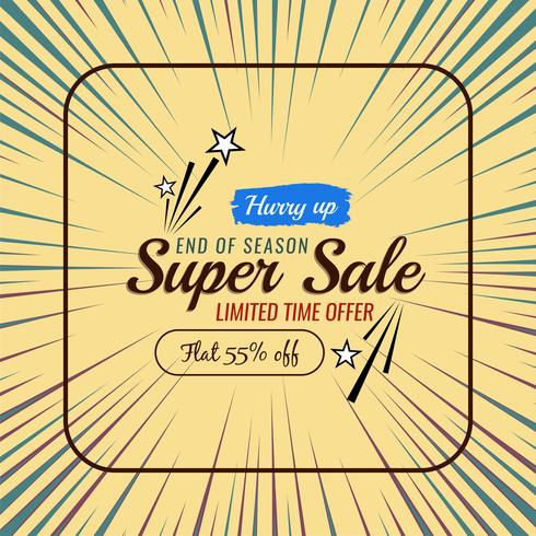 Abstract sale offer colorful background vector