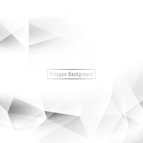 Abstract stylish grey colorl geometric polygon background vector