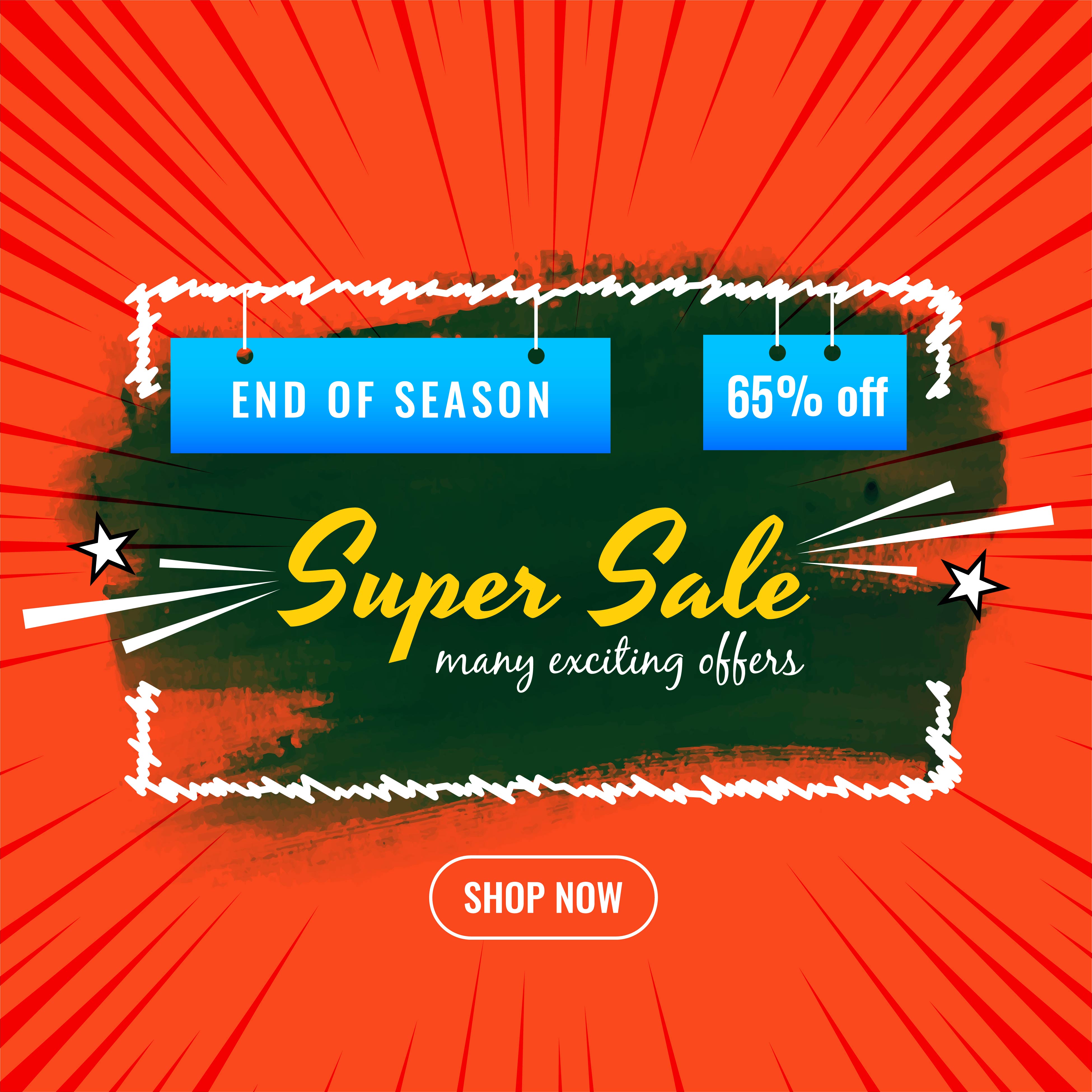 Abstract big sale advertising background 281133 Vector Art Abstract big sale ad