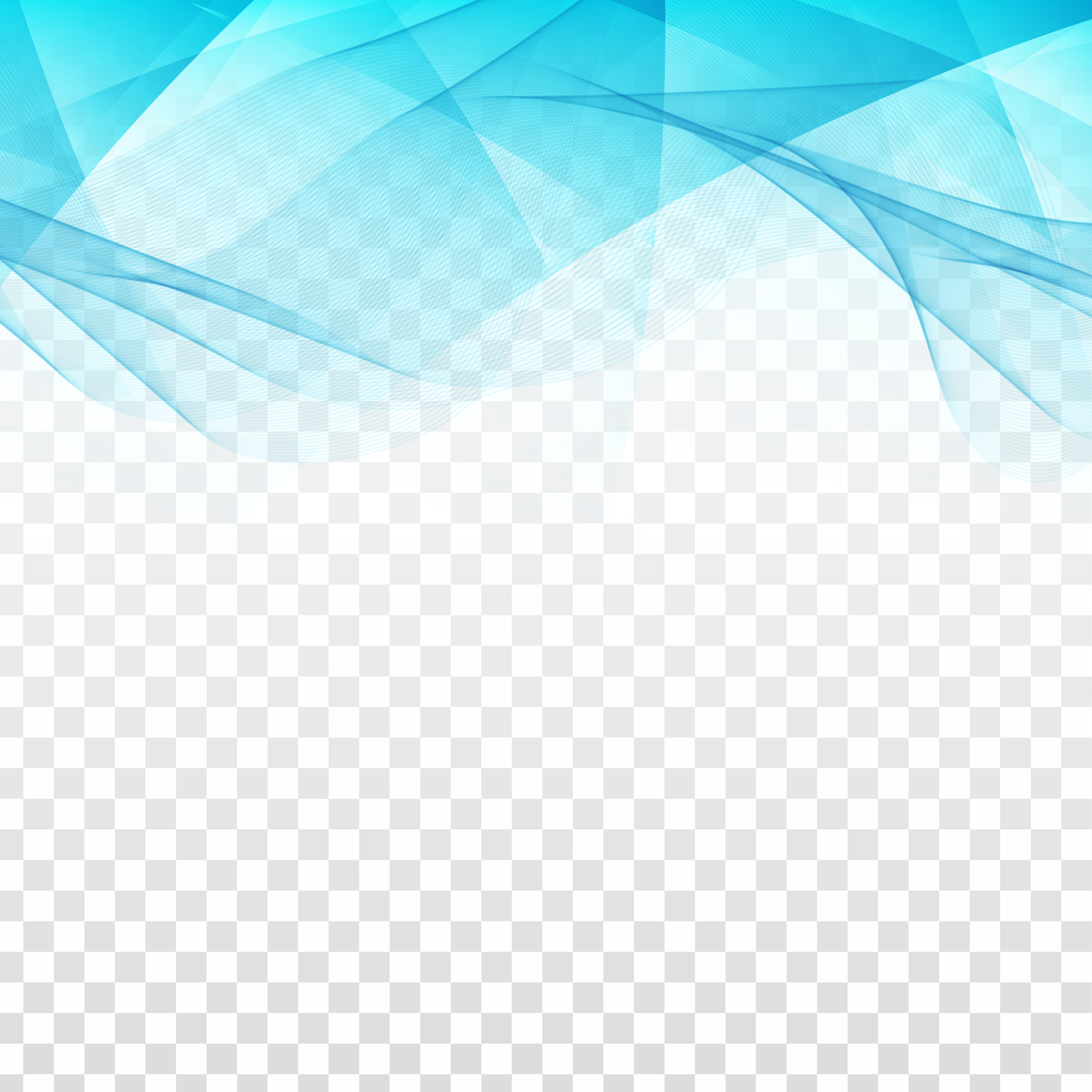 Abstract wavy geometric design on transparent background Abstract wavy geometric design on transparent background