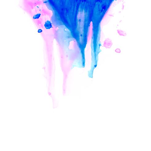Abstract colorful watercolor stain background vector