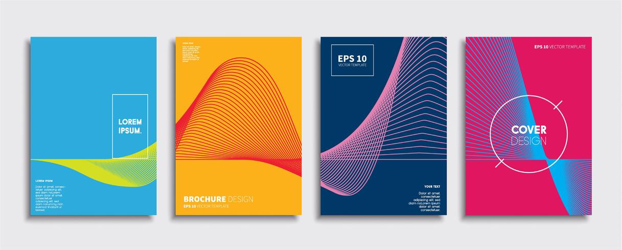 Minimal Vector cover designs. Future Poster template.