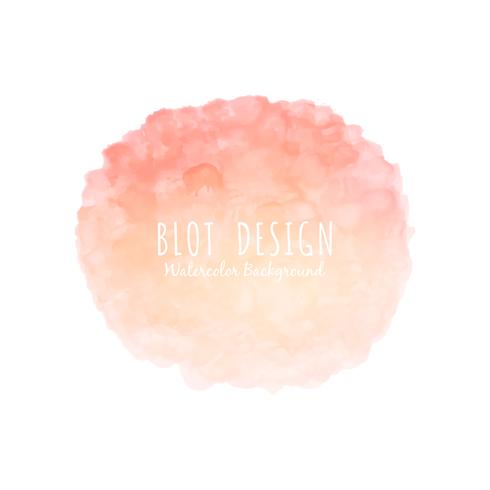 Abstract watercolor blot design background illustration vector