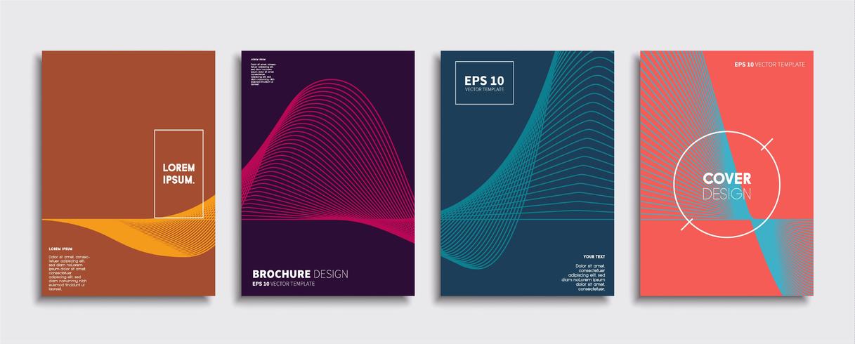 Minimal Vector cover designs. Future Poster template.