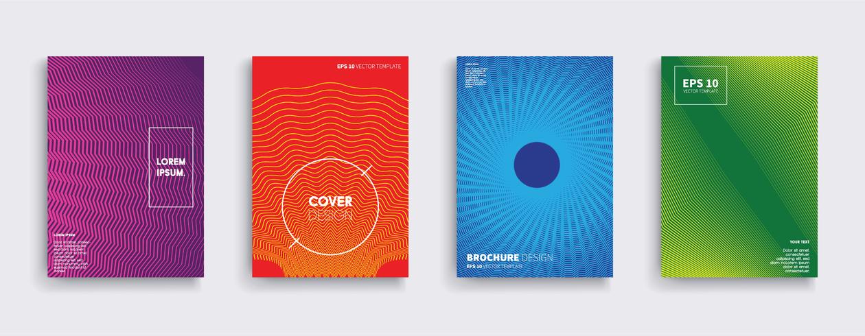 Minimal Vector cover designs. Future Poster template.