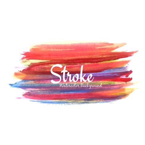 Abstract colorful watercolor design background illustration vector