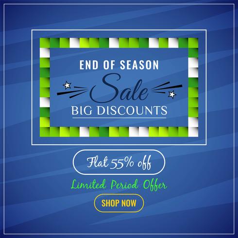 Abstract big sale advertising background vector