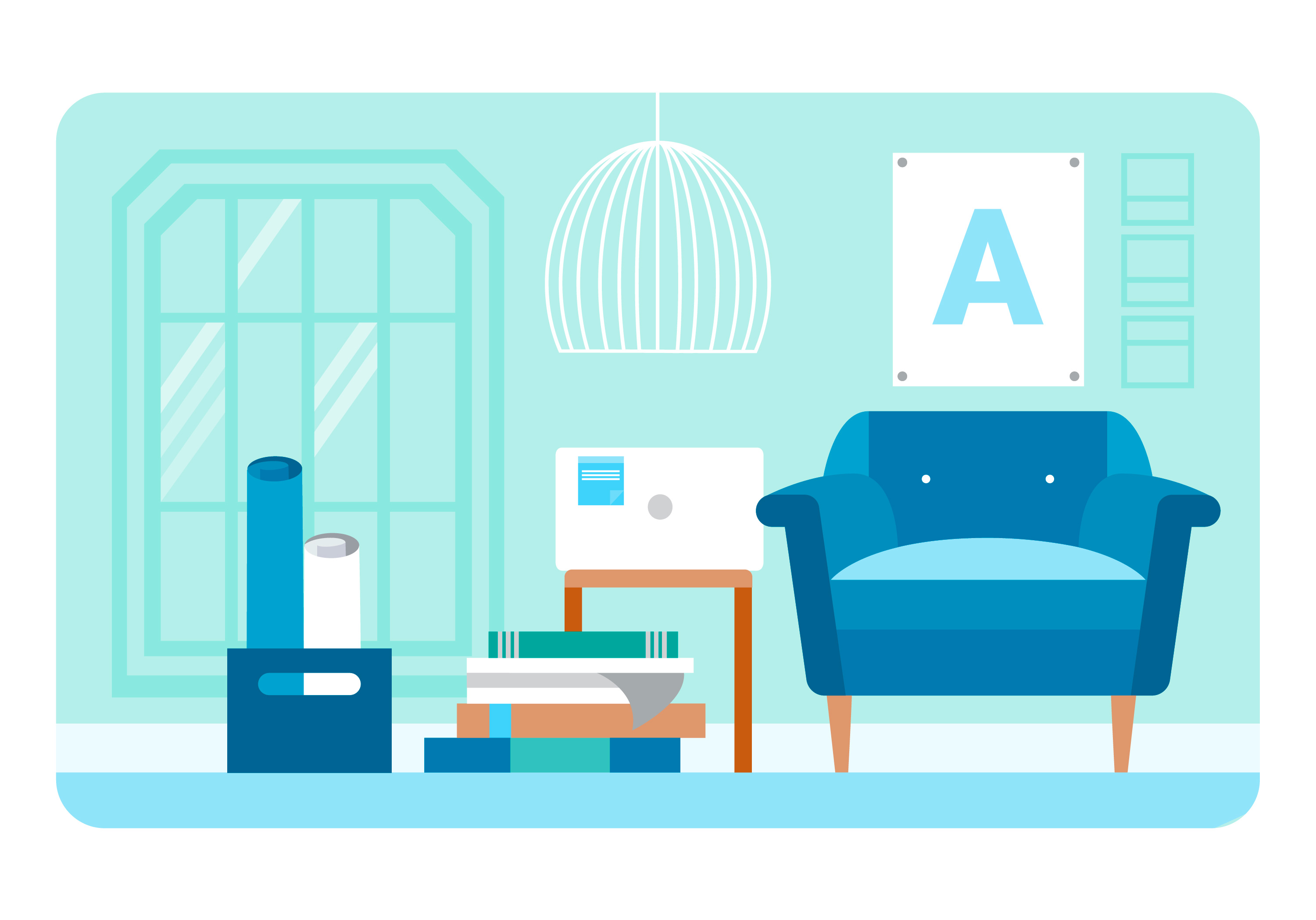 Интерьер Графика карандашом. Living Room illustration. Ai illustration. New Yorker Living Room illustration Cover. Flat living room bedroom